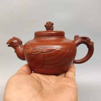 Китайский Глиняный чайник Yixing Zisha Phoenix Dance Pot Shao Daheng 360 мл