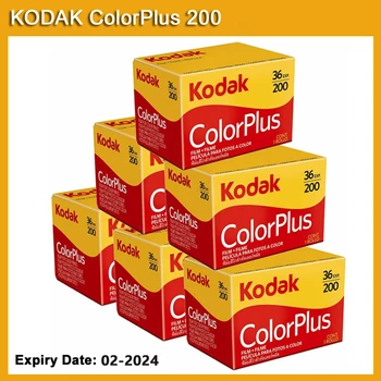 1/2/3/5/6 рулонов фотобумаги KODAK Film ColorPlus 200 с 36 экспозициями 35 мм Пленки фотобумаги Kodak Испытаны для фотоаппаратов M35 / M38