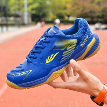 2023 Мужские кроссовки для бадминтона, легкая спортивная обувь, нескользящие мужские и женские теннисные туфли, кроссовки для бега