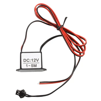 3X Красно-черный кабель DC 12V EL Wire Неоновая полоса свечения, блок питания, инвертор