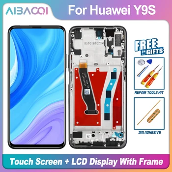 AiBaoQi Совершенно Новый Сенсорный Экран 6,59 Дюйма + ЖК-дисплей 2340x1080 + Замена Рамки В Сборе Для Телефона Huawei Y9S/P Smart Pro 2019