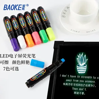 Baoke Highlighter Mp4902A Электронный Экран Led Стираемый Хайлайтер С Плоской Головкой Рекламный Цветной Набор Хайлайтеров