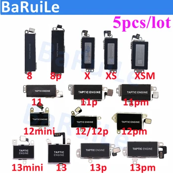 BaRuiLe 5шт Модуль Двигателя Вибратора Вибрационный Гибкий Кабель Для iPhone X XR XS Max 11 12 13 Pro Max Ремонт Зуммера Запасные Части