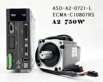 ECMA-C10807RS + ASD-A2-0721-L ASDA-A2 комплекты драйверов серводвигателя переменного тока 0,75 кВт 750 Вт 3000 об/мин 2,39 Нм 80 мм рамка