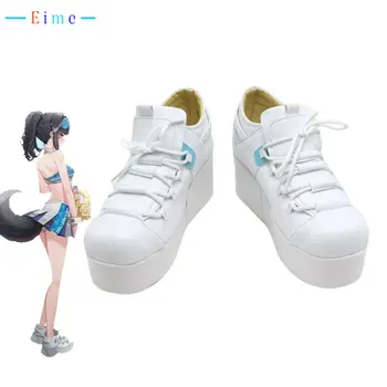Game Blue Archive Обувь для косплея Snekozuka Hibiki, карнавальные ботинки на Хэллоуин, обувь из искусственной Кожи, реквизит для косплея, изготовленный на заказ