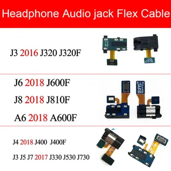 Аудиоразъем наушников Гибкий Кабель Для Samsung Galaxy J3 J4 J3 J5 J7 J330 J530 J730 J400F J6 J8 A6 2016 2017 2018 J320 J320F J400