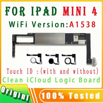 Бесплатная материнская плата iCloud A1538 для iPad mini 4 версии WiFi логические платы Для iPad mini4 замена материнской платы Без учетной записи ID