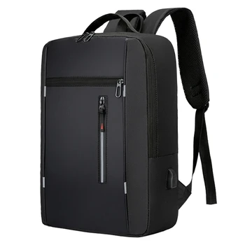 Водонепроницаемый деловой рюкзак, мужские школьные рюкзаки с USB-интерфейсом, рюкзак для ноутбука, сумки большой емкости для мужчин, сумки для рюкзаков