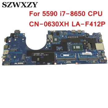 Восстановленная Материнская плата для ноутбука Dell Latitude 5590 Intel i7-8650U CPU GeForce MX130 GPU 630XH 0630XH DDM80 LA-F412P