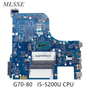 Восстановленная Материнская плата для ноутбука Lenovo G70-80 17,3 дюйма с процессором SR23Y I5-5200U 5B20H70620 AILG1 NM-A331 DDR3L MB