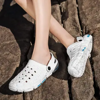 Высокотехнологичные Резиновые тапочки для женщин, Роскошные дизайнерские кроссовки, Летние мужские шлепанцы, Летние женские Сандалии, Ортопедическая обувь для тенниса