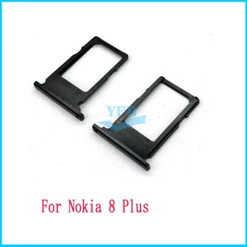 Держатель лотка для sim-карт для Nokia 8 8.1 Plus SD Memory Reader Разъем Адаптера Запасные Части