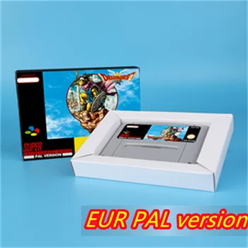 для DRAGON QUEST III 3 (Экономия заряда батареи) 16-битная игровая карта для игровой консоли SNES версии EUR PAL