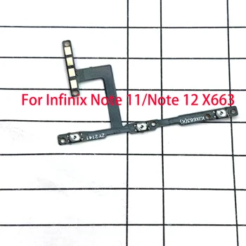 Для Infinix Note 12 11 X663 с боковой кнопкой включения выключения громкости и гибким кабелем