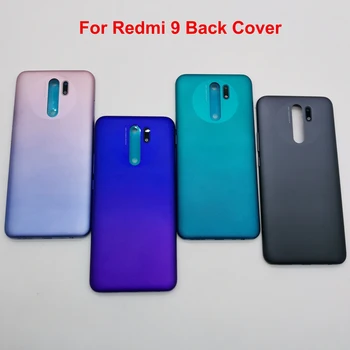 Для Mi Redmi9 Redmi 9 Задняя крышка батарейного отсека, задняя крышка корпуса, замена для Redmi 9 Чехол для телефона redmi9 + клейкая наклейка
