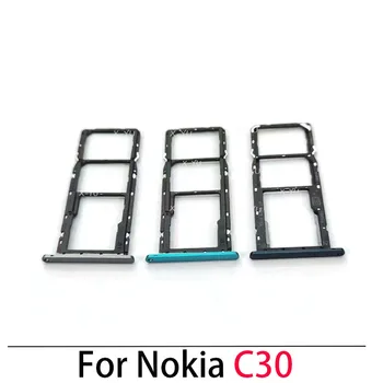 Для Nokia C30 C31, держатель для лотка для SIM-карты, гнездо адаптера, Запасные части