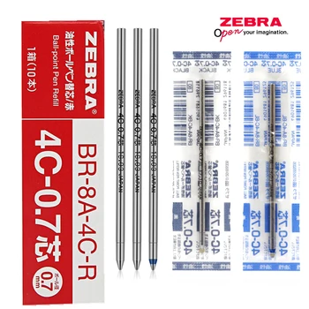 Заправка Шариковой ручки ZEBRA 4C-0.7 Медная Заправка 0.7 мм для Выдвижной Ручки B-1 /BA26 /BA55 /T-3 Школьные принадлежности Общего назначения