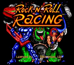 Игровая карта Rock'n Roll Racing 16bit MD Cart для Sega Mega Drive для Genesis Бесплатная доставка