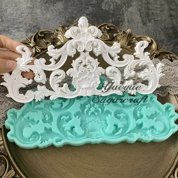 Корона Силиконовая эпоксидная смола гипсовая форма для торта формы для помадки инструменты для украшения торта DIY формы из смолы