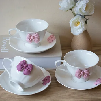 Креативная керамика в стиле INS Кофейная чашка и блюдо Чашка для молока Чайная чашка Мода И простота Офисная кофейная кружка