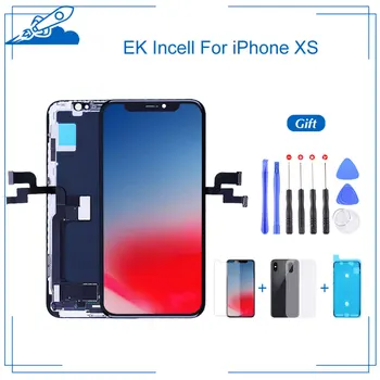 Лучшее качество EK Incell для iPhone XS, ЖК-дисплей, 3D сенсорный экран, Дигитайзер, Запасные Части для сборки с подарком