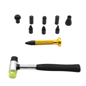 Наборы инструментов для безболезненного ремонта вмятин на кузове автомобиля, металлическая ручка для снятия вмятин, инструменты для исправления вмятин с 9 головками