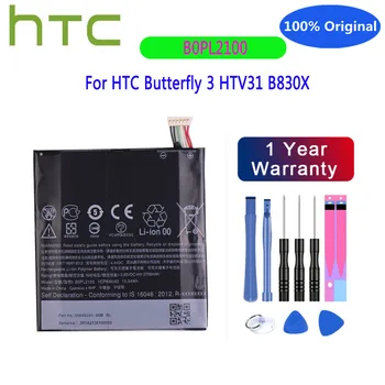 Новый Оригинальный Аккумулятор HTC BOPL2100 Для HTC Butterfly 3 HTV31 B830X B0PL2100 2700mAh Высокой Емкости Запасные Батареи Для Телефона