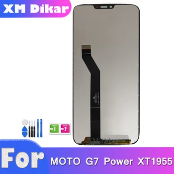 Оригинал Для Motorola Moto G7 Power ЖК-дисплей С сенсорным экраном Digitizer Для Moto G7 Power XT1955-5 XT1955-6 Замена дисплея