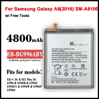 Оригинальный EB-BG996ABY 4800 мАч Сменный Аккумулятор для Samsung Galaxy S21 Plus S21 + G996 5G Аккумуляторы Для мобильных Телефонов