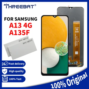 Оригинальный для Samsung Galaxy A13 4G ЖК-дисплей с сенсорным экраном Дигитайзер Для Samsung A13 LTE Для Samsung A135F A135U A135U1 LCD