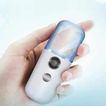 Портативный Мини-спрей-туман для увлажнения лица, USB-Перезаряжаемый Косметический Инструмент, Увлажнитель для лица, Распылитель охлаждающей воды для ежедневного использования