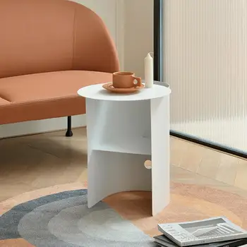 Прикроватный журнальный столик в скандинавском стиле, Небольшой Маникюрный центр, Металлические журнальные столики, Современная Входная площадка, Вспомогательная мебель для дома GPF45XP