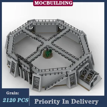 Сборка модели клетки из фильма MOC, Строительные блоки, Коллекция архитектуры, Игрушечные подарки