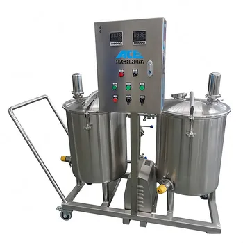 Система очистки CIP Стиральная машина 50л 100л 1000л Бак для очистки CIP пивоварни из нержавеющей стали в пивоваренной системе