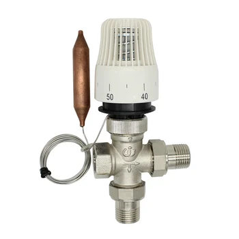 термостатический клапан для клапанов привода радиатора система теплого пола 1/2 3/4 1 1-1/4 дюйм