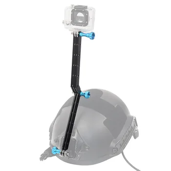 Удлинитель для селфи из алюминиевого сплава, штанга для удлинителя шлема, крепление на полюс для экшн-камеры GOPRO 2/3/9/YI Аксессуары