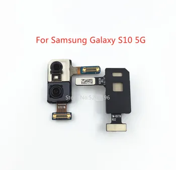 Фронтальный маленький Модуль Камеры Гибкий Кабель Для Samsung Galaxy S10 5G G977F G977N G977B G977U Селфи Камера Оригинальная Замена