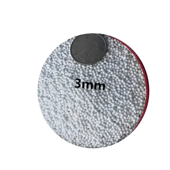 Шарики глинозема точности 99% al2o3 керамические твердые меля с средствами массовой информации шариков глинозема 1kg 1-75mm керамических al2o3 с шариками глинозема