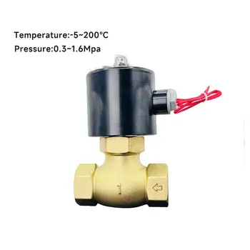 Электрический Электромагнитный клапан Высокая термостойкость 200 ℃ высокое давление 1.6mpa 2L US DN8/10/15/20/25/50 Нормально закрытый пневматический