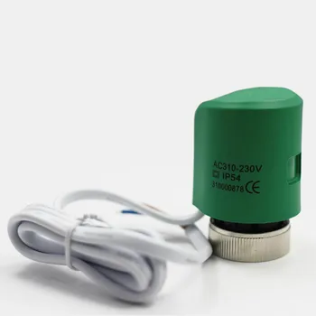 Электромагнитный клапан с нормально закрытым водяным коллектором 220 В переменного тока, термоэлектрический привод для системы подогрева полов, двухходовой контроллер клапана